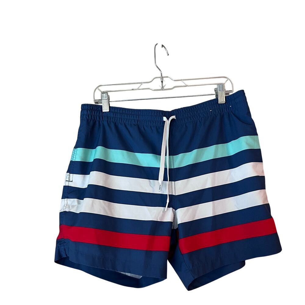 Chubbies Sport Shorts 5.5" Men's Workout Shorts Striped Print Medium Colorful